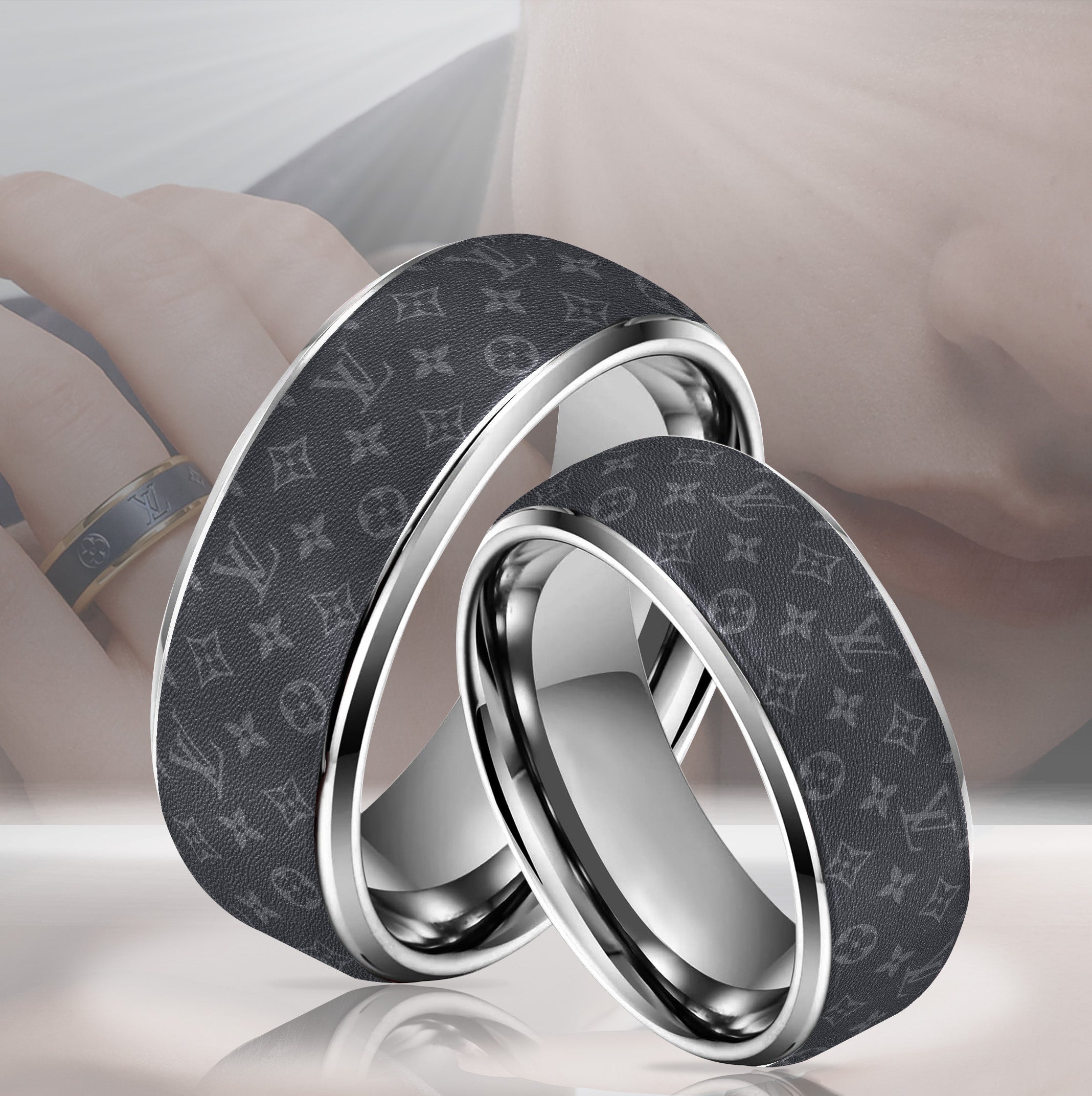 L.v | Signature Band Ring Mn-ring-012