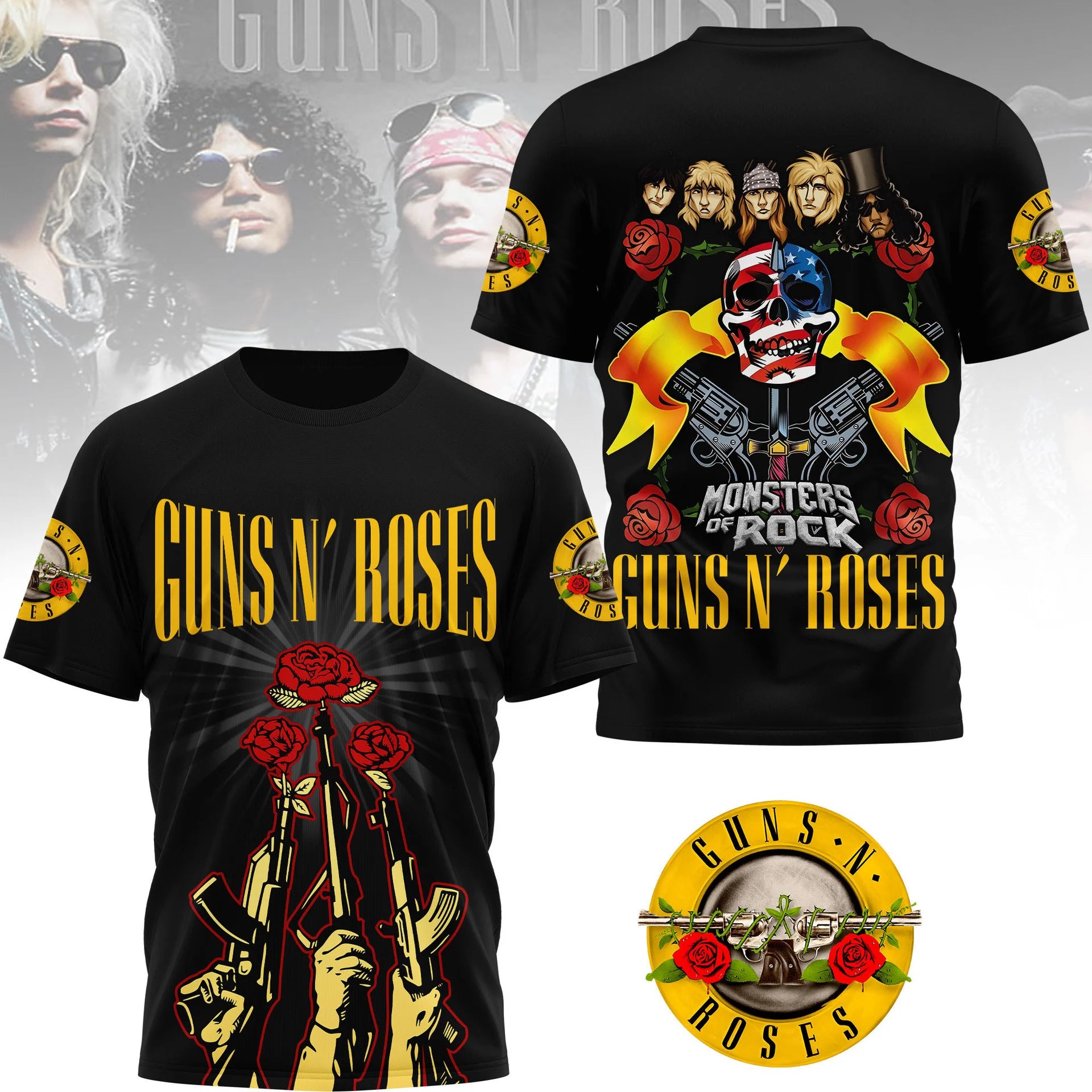 Premium G.N.R 3D Shirt HCH-002
