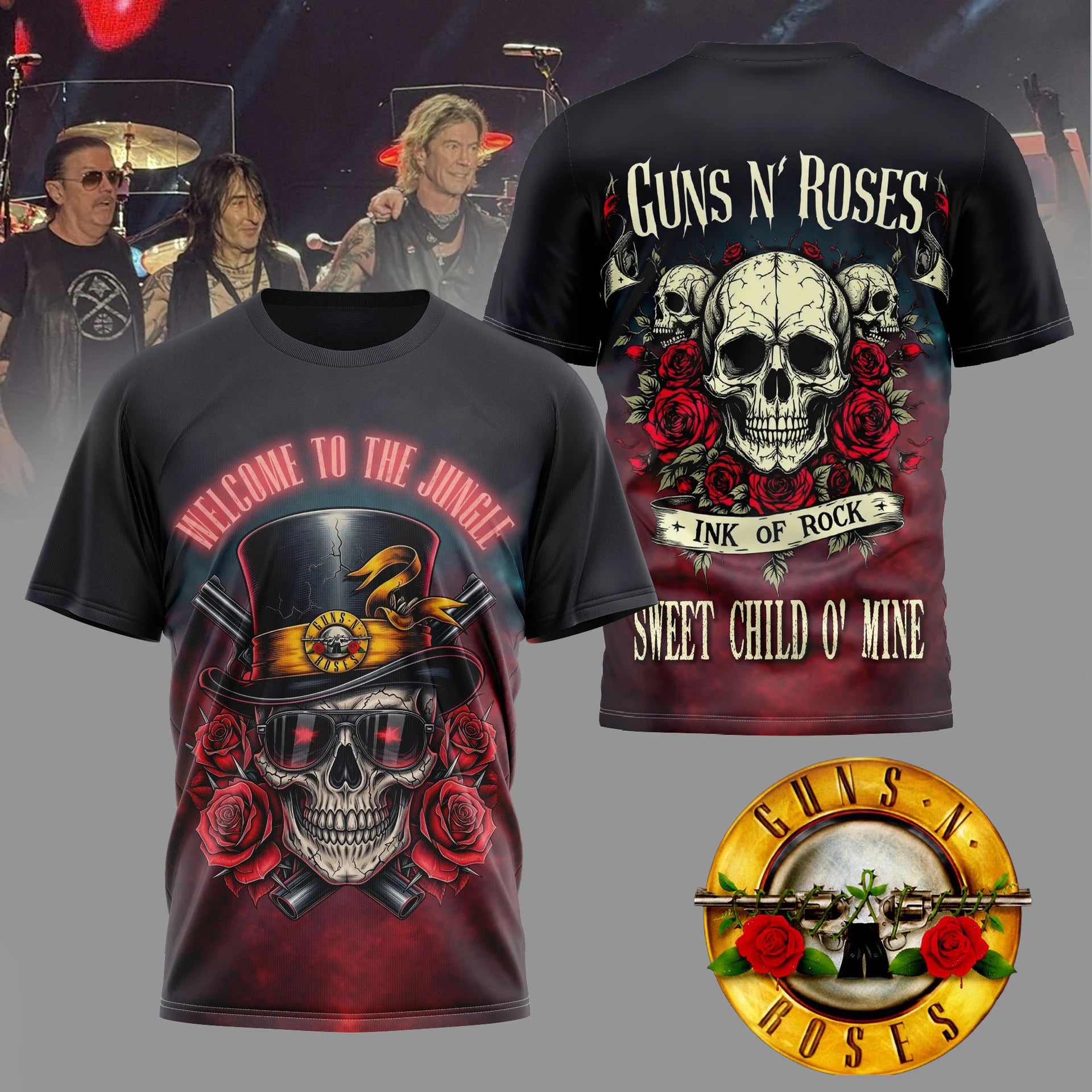 Premium G.N.R 3D Shirt HCH-006