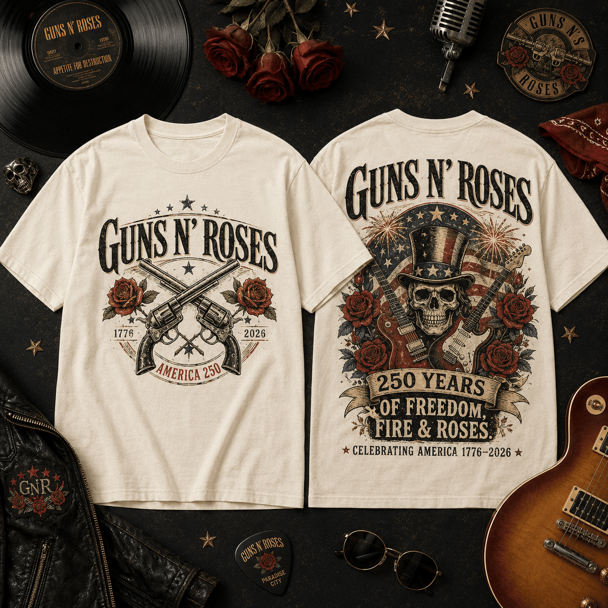 Premium G.N.R 3D Shirt HCH-011