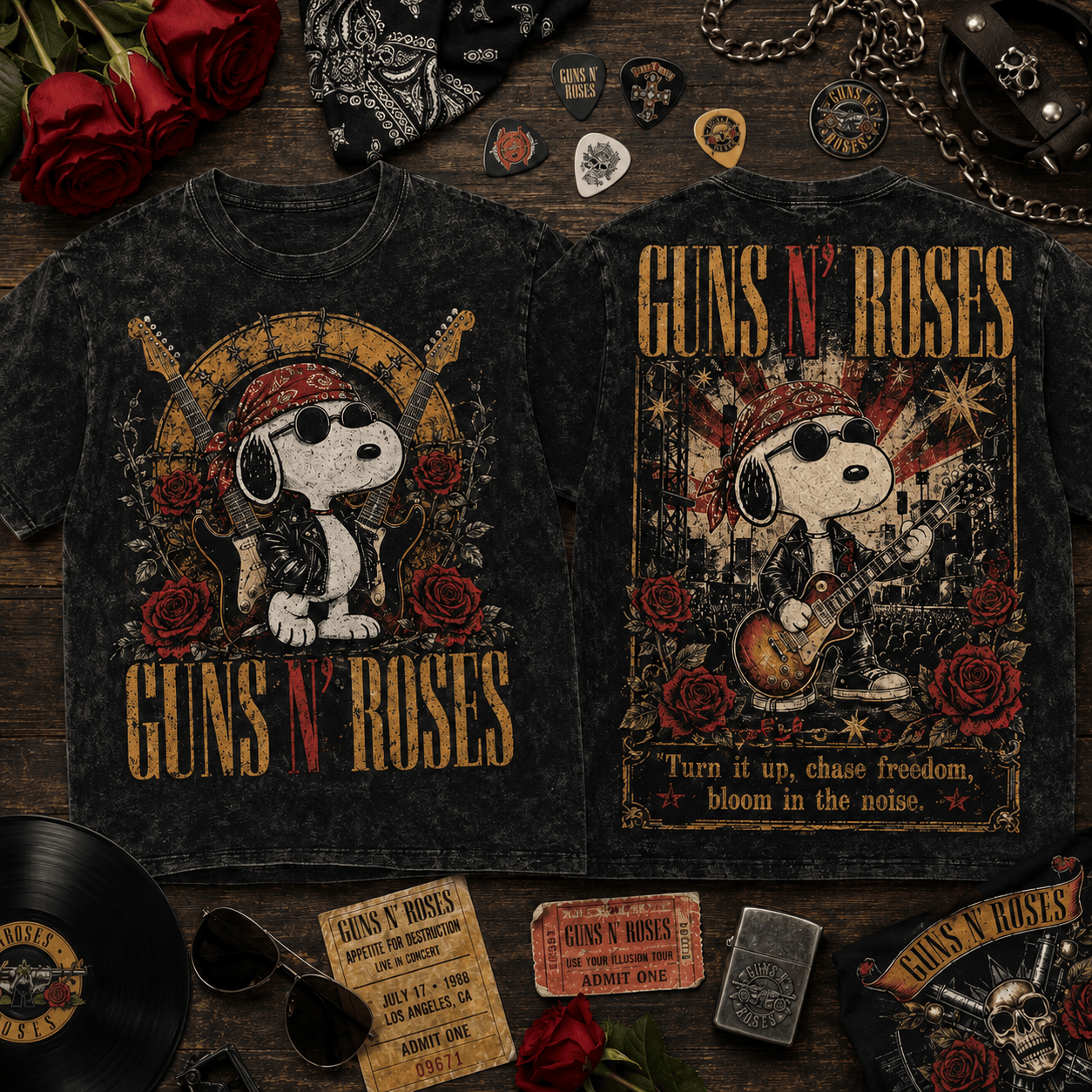 Premium G.N.R 3D Shirt HCH-015