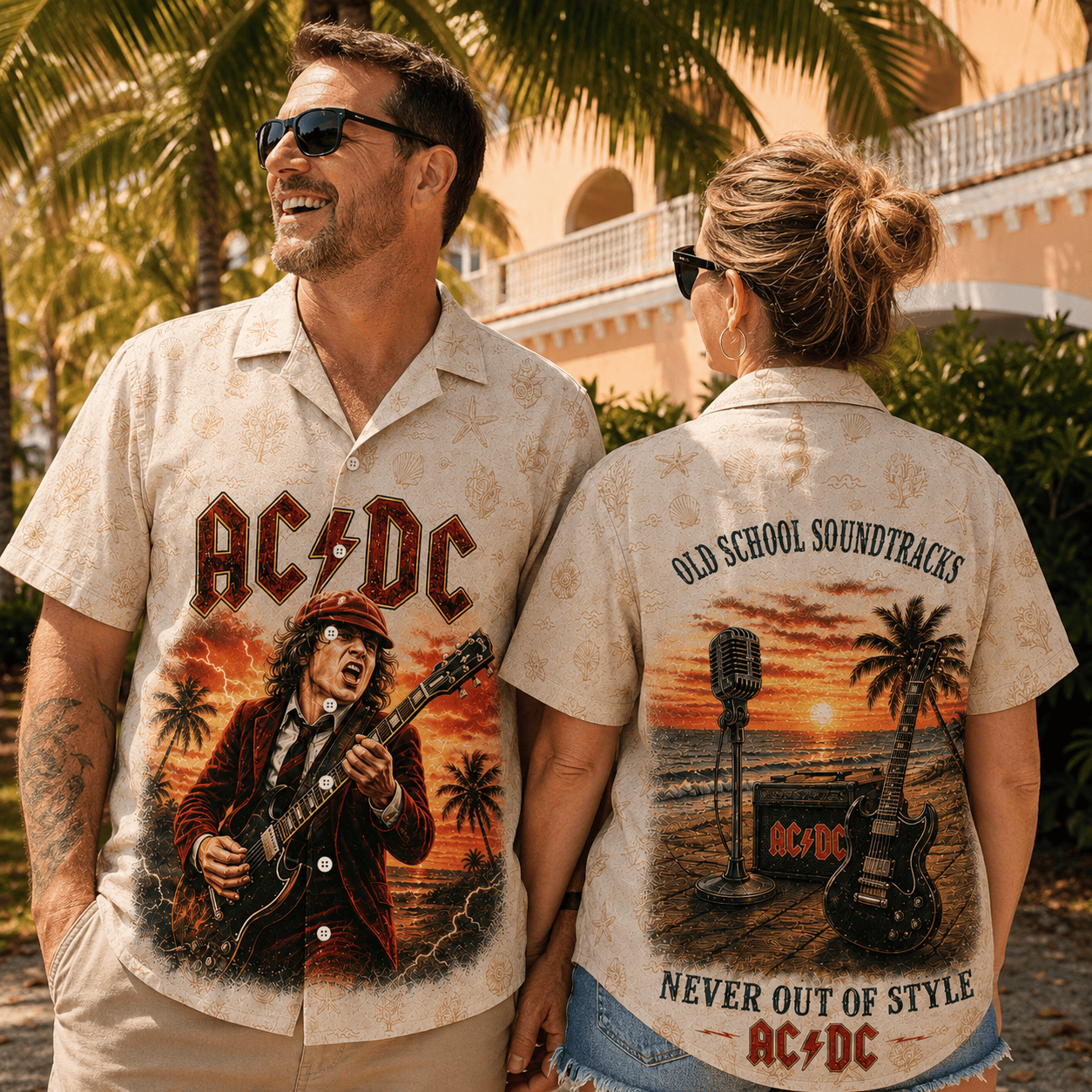 Premium Classic Rock Legend Hawaiian Shirt Old School Soundtracks Never Out Of Style Acd1
