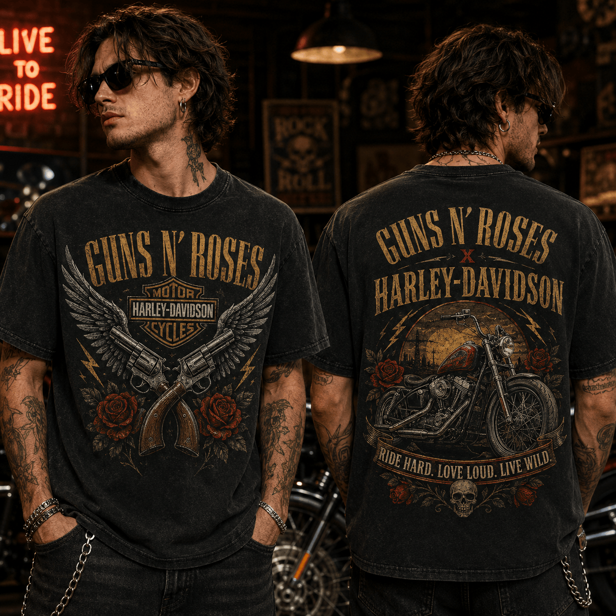Premium G.N.R 3D Shirt HCH-018