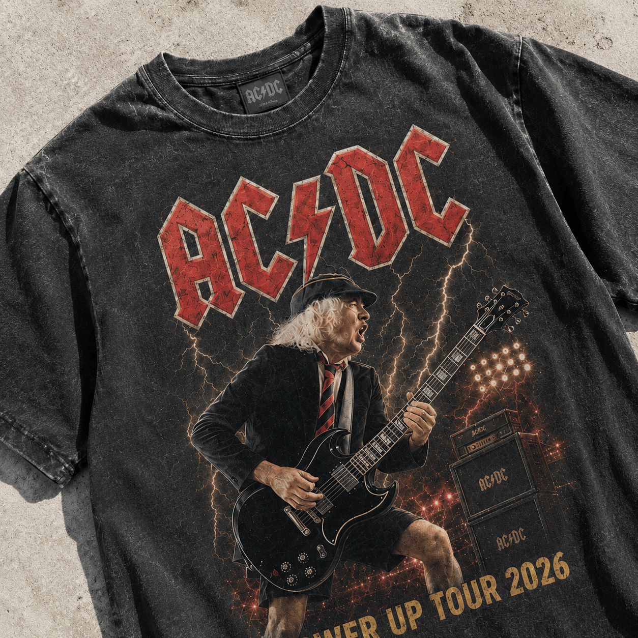 Premium PUT2026 Vintage Washed Graphic T-Shirt Acd1