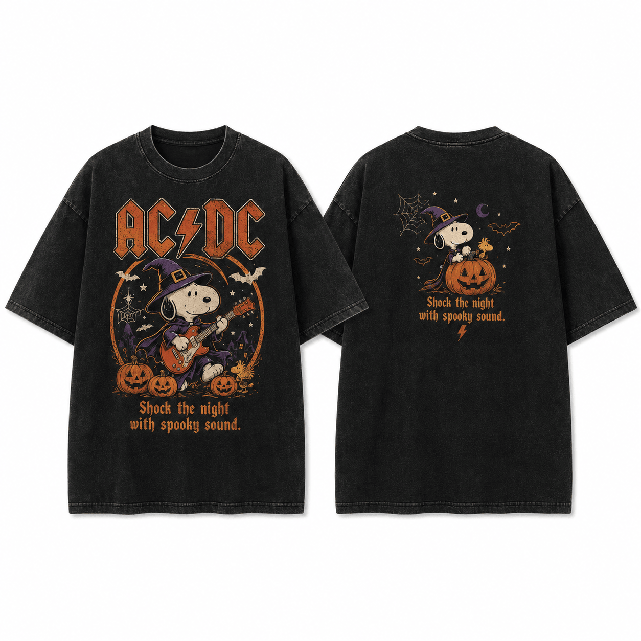 Premium Halloween Spirit Washed and Used T-shirt Acd1