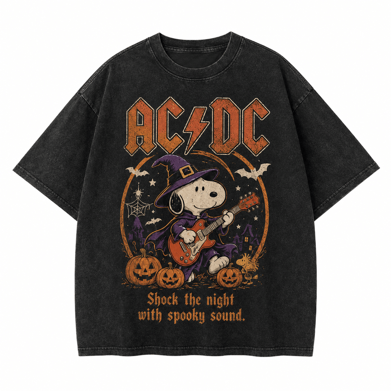 Premium Halloween Spirit Washed and Used T-shirt Acd1