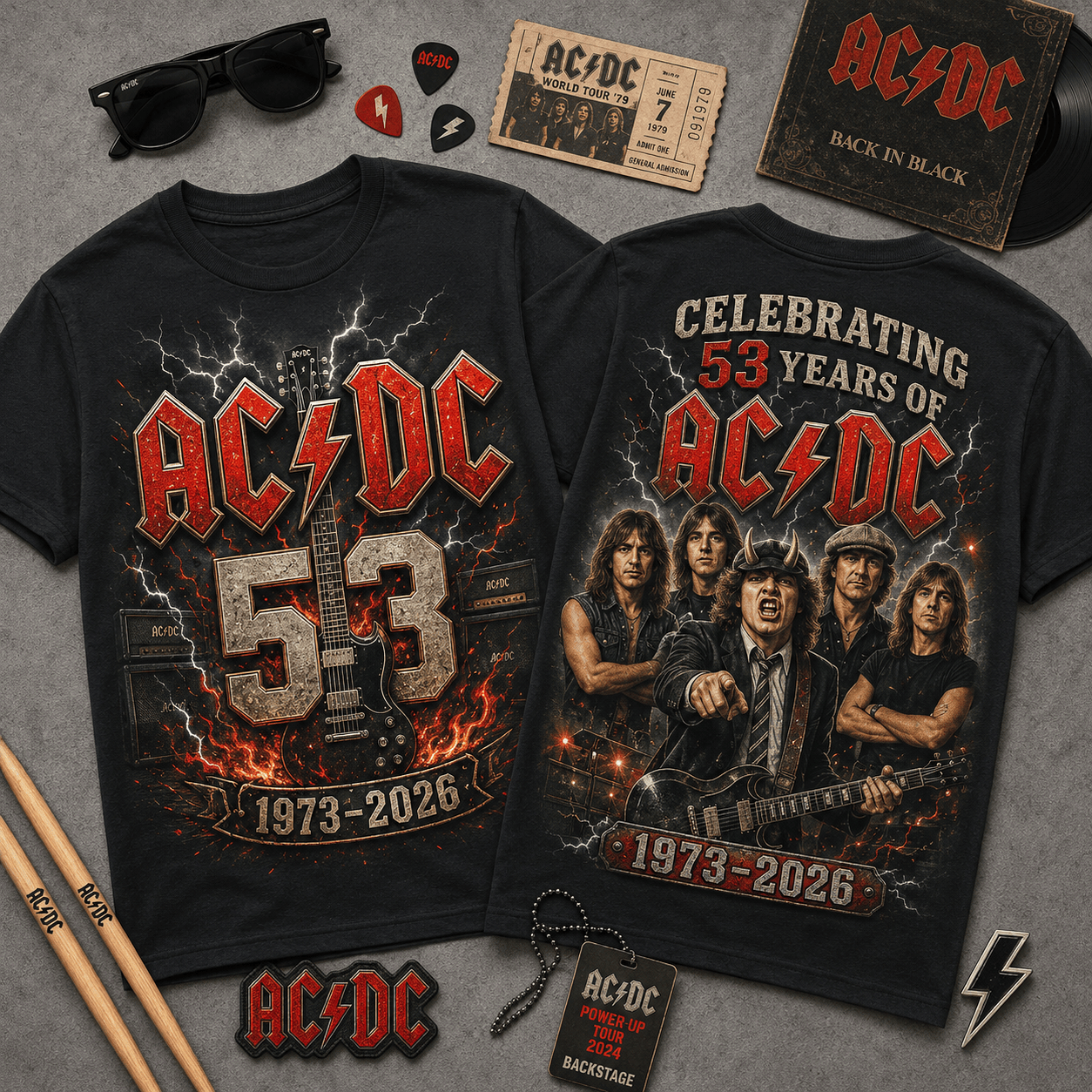 Premium Celebrating 53 Years 1973 - 2026 Thank You For The Memories T-Shirt Acd1
