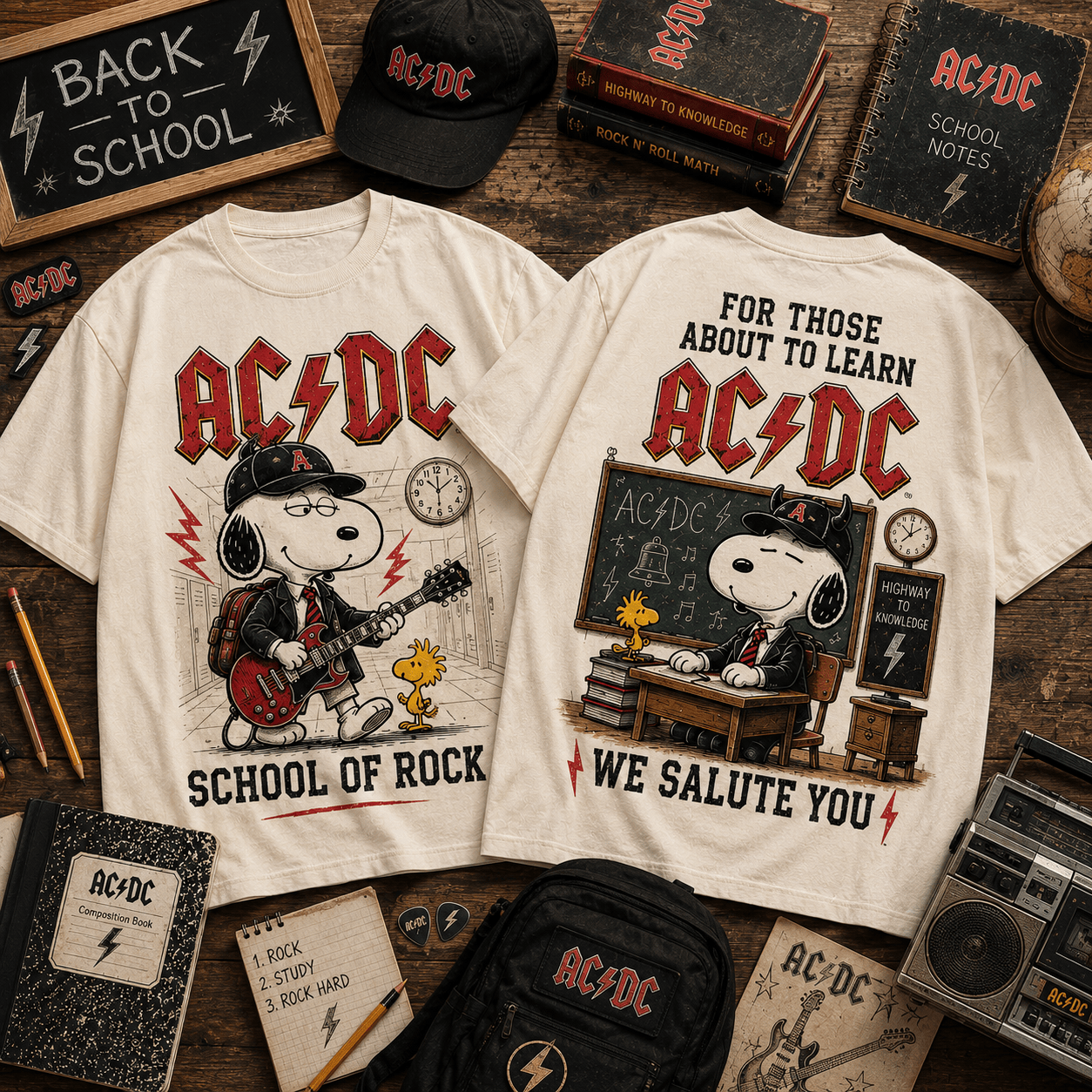Premium School of Rock Teacher 3D Shirt Acd1