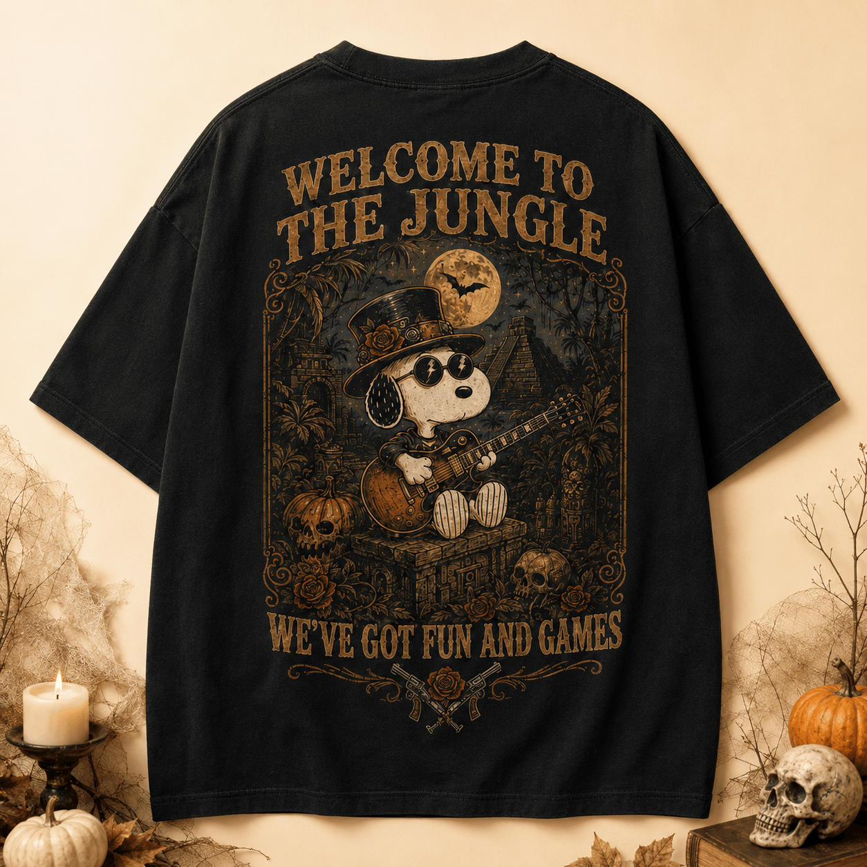 G.N.R Halloween Shirt – Welcome to the Jungle 3D Shirt HCH-028