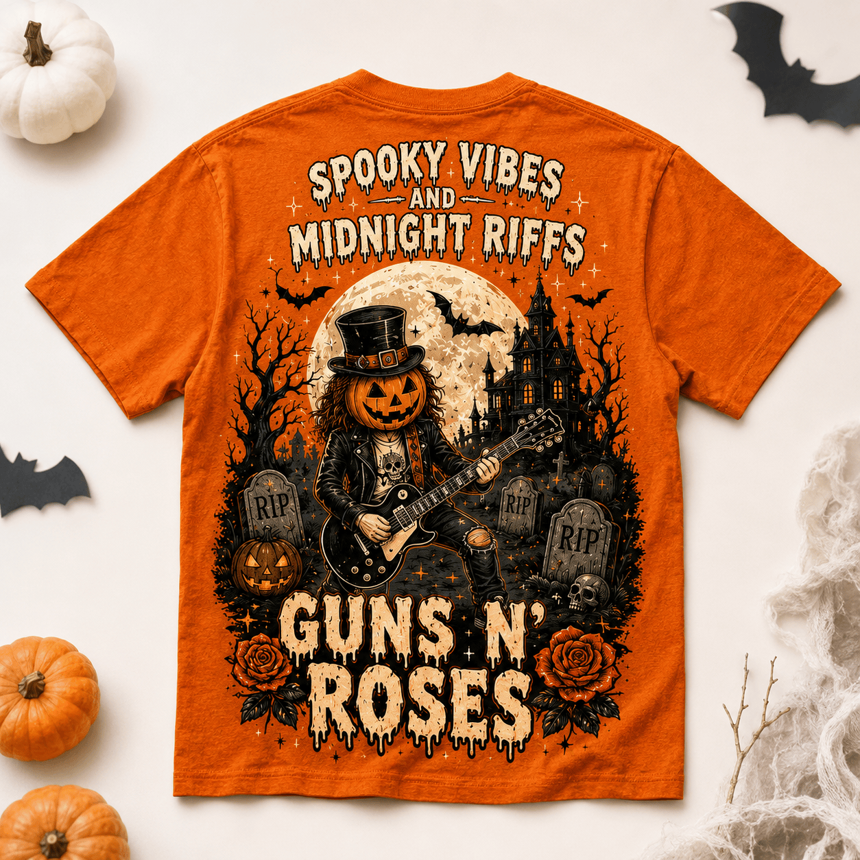 G.N.R Halloween Shirt – Spooky Vibes and Midnight Riffs 3D Shirt DHC HCH-029