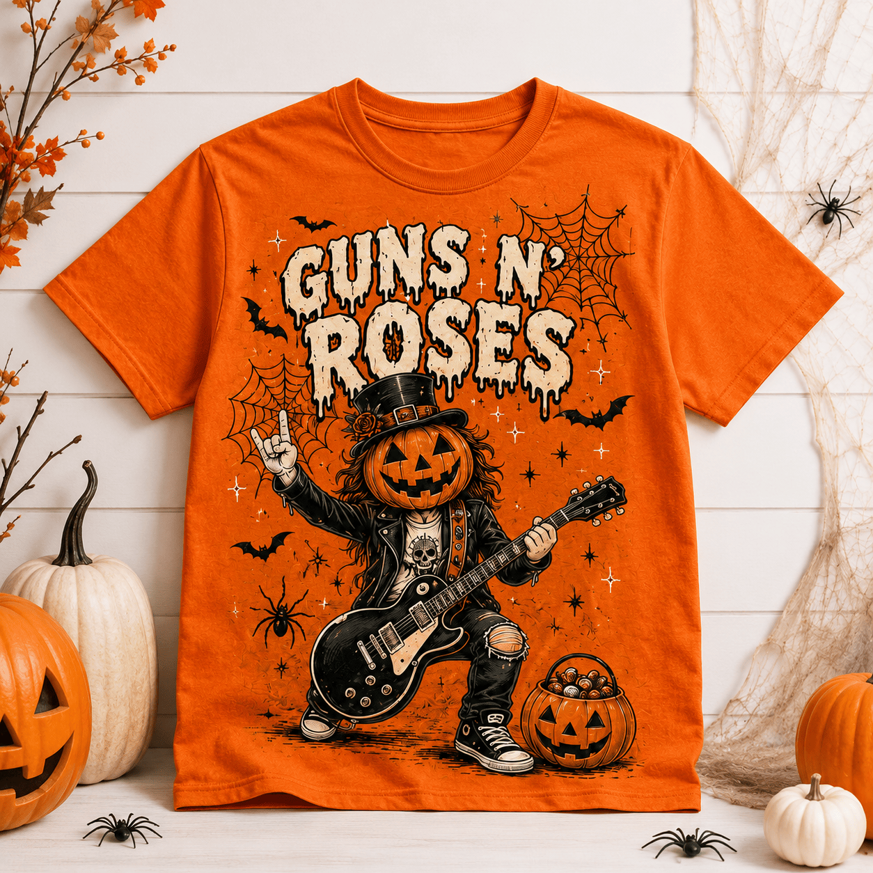 G.N.R Halloween Shirt – Spooky Vibes and Midnight Riffs 3D Shirt DHC HCH-029