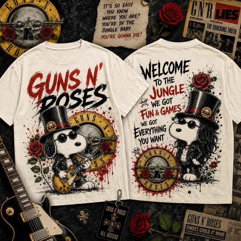 G.N.R SN Welcome to the Jungle 3D Shirt HCH-033