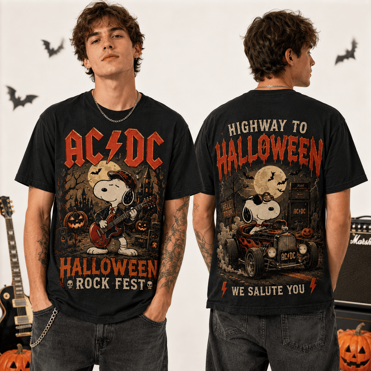 Premium SN Halloween Rock Fest 3D Shirt ACD1