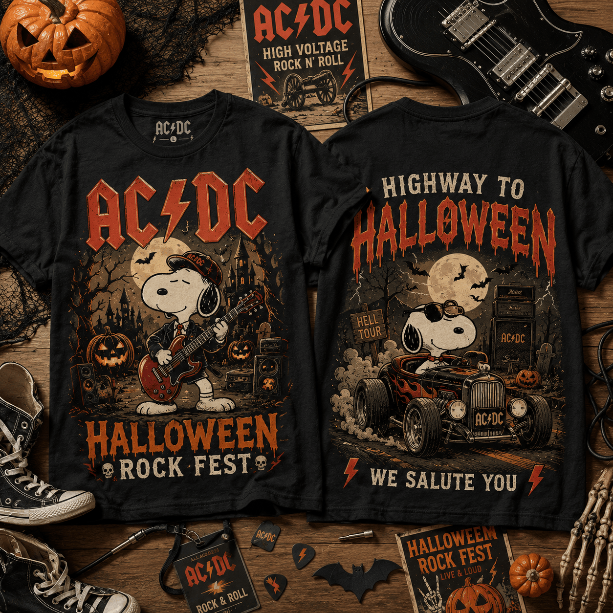 Premium SN Halloween Rock Fest 3D Shirt ACD1