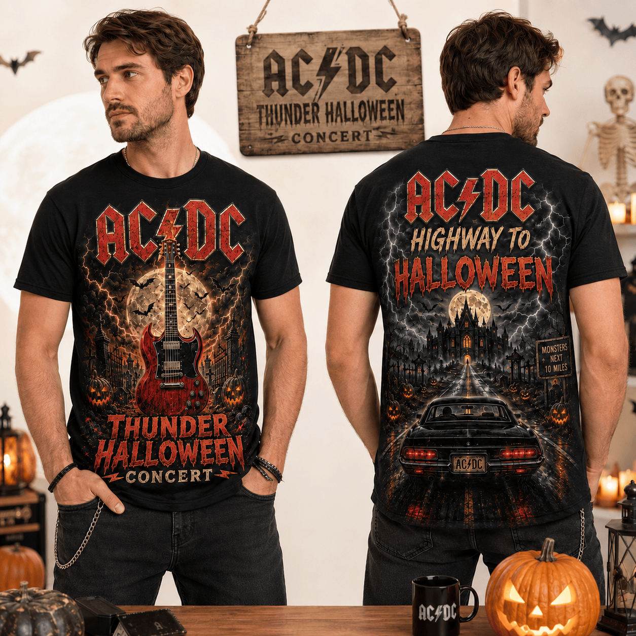 Premium HW to Halloween T-Shirt, TD Halloween Concert 3D Shirt ACD1