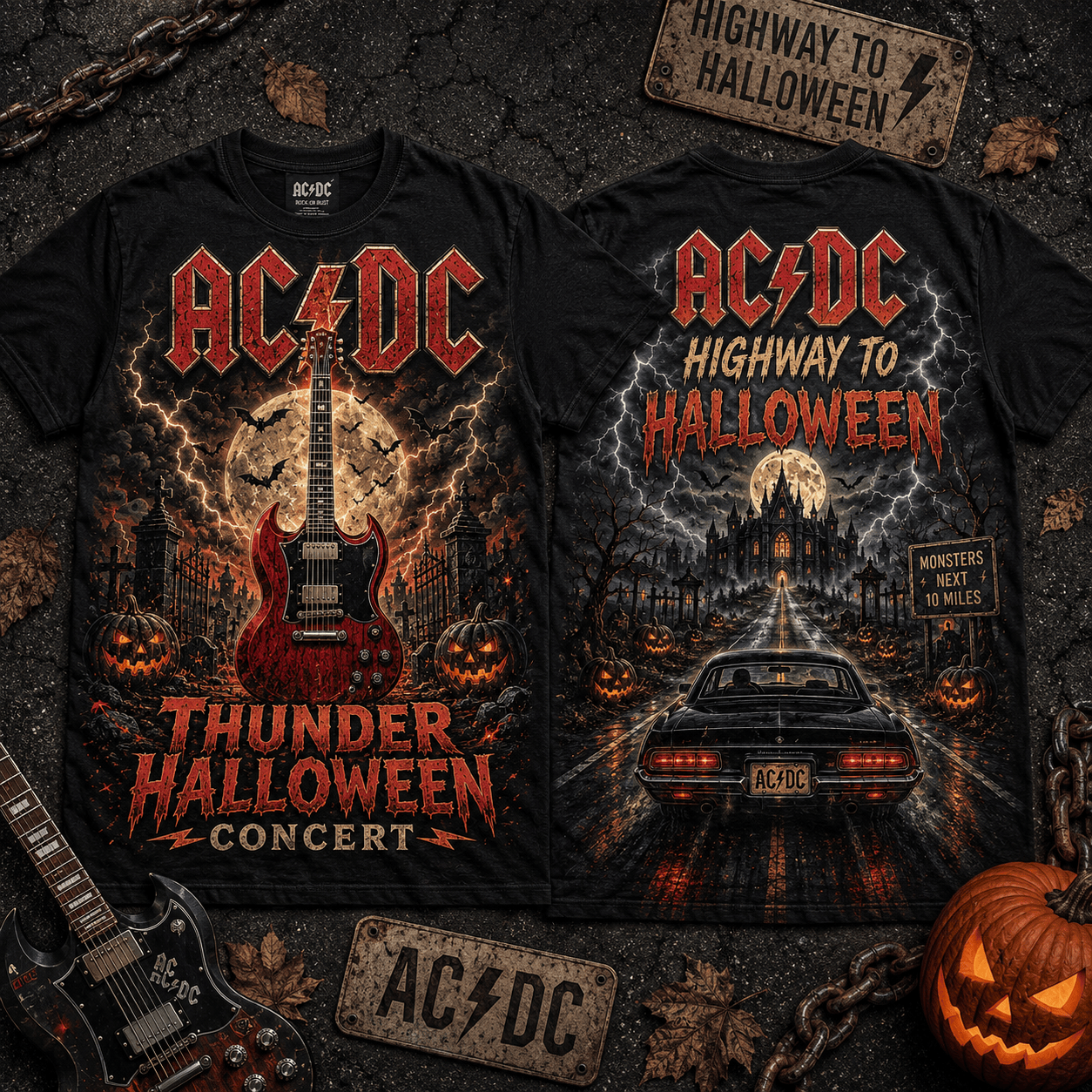 Premium HW to Halloween T-Shirt, TD Halloween Concert 3D Shirt ACD1