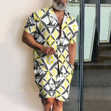 [new] Luxury Hawaii Shirt & Short Summer Hch016