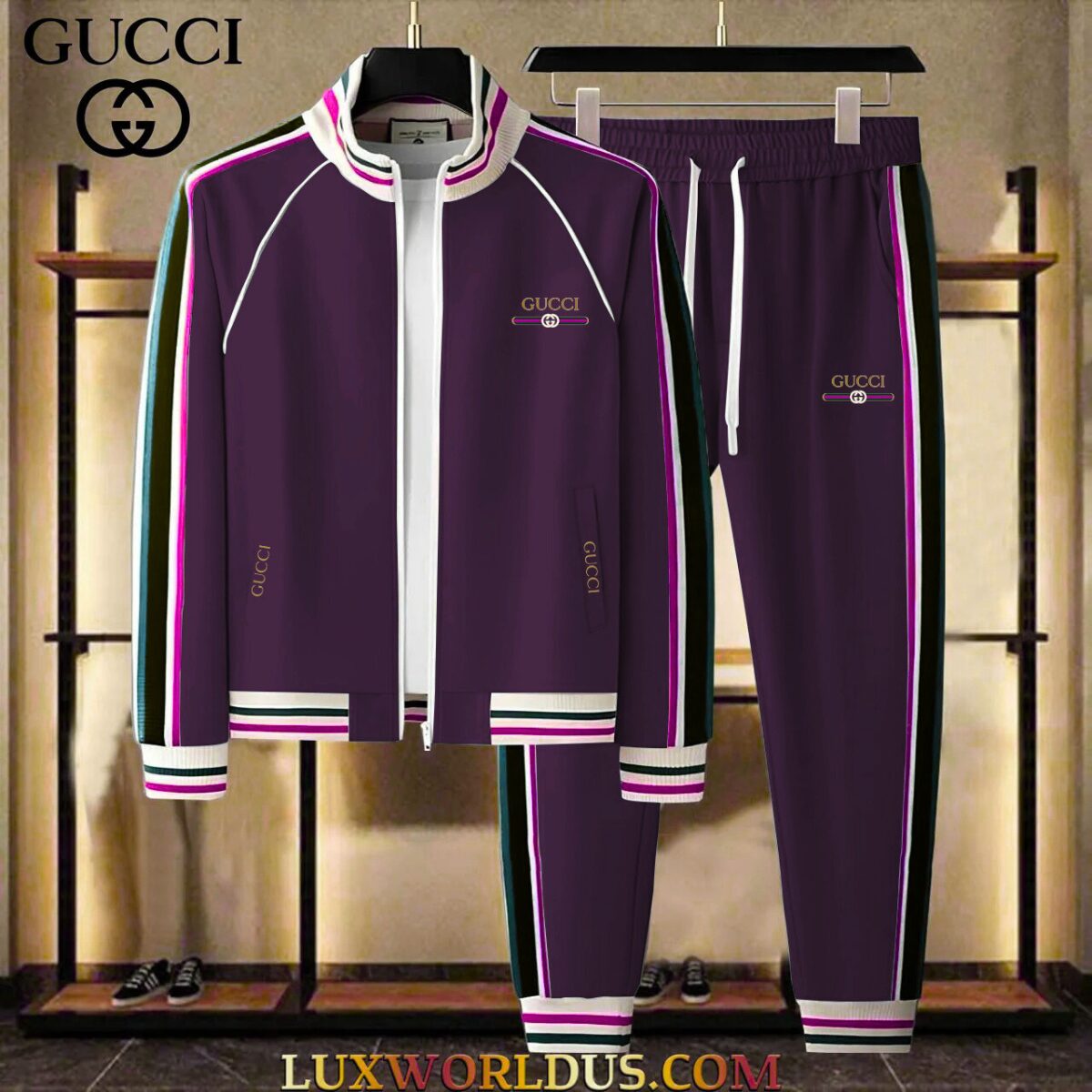 G.c | Premium Stand Collar Jacket & Pants Set Mn-jp-011