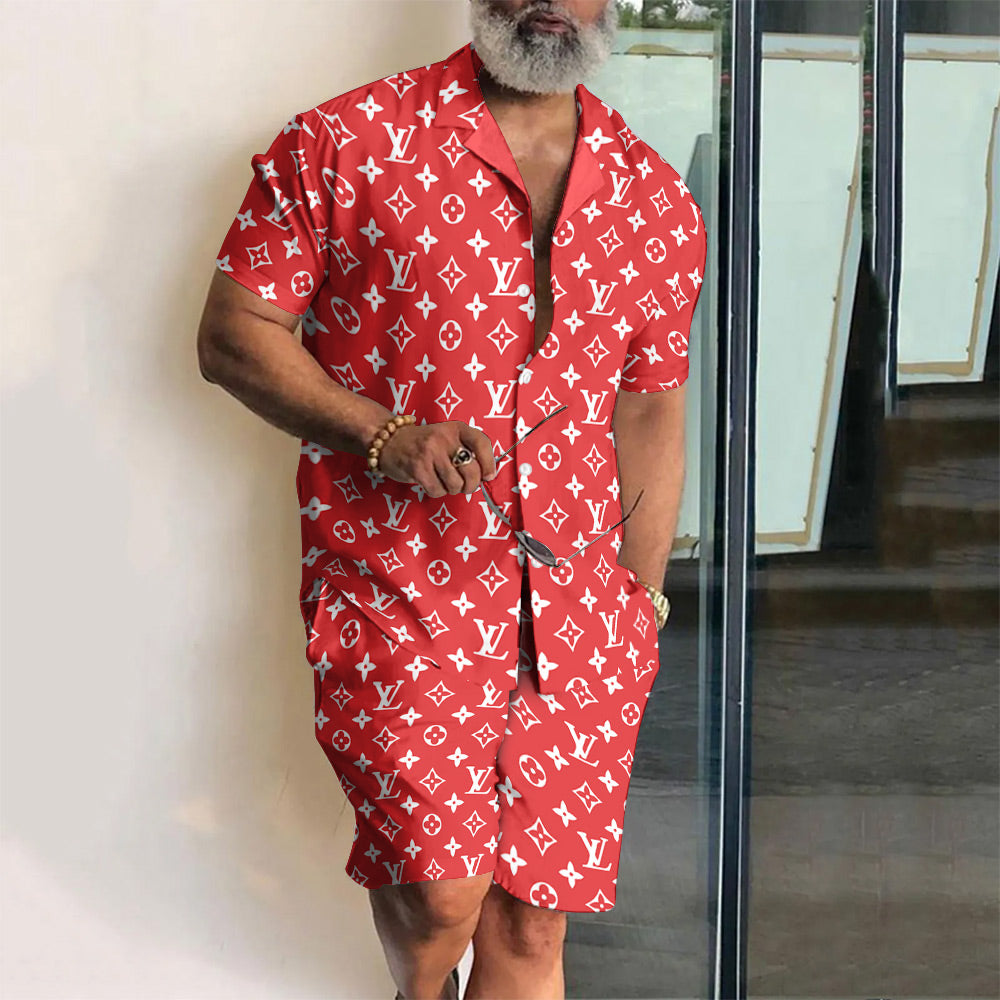 [new] Luxury Hawaii Shirt & Short Summer Hch026