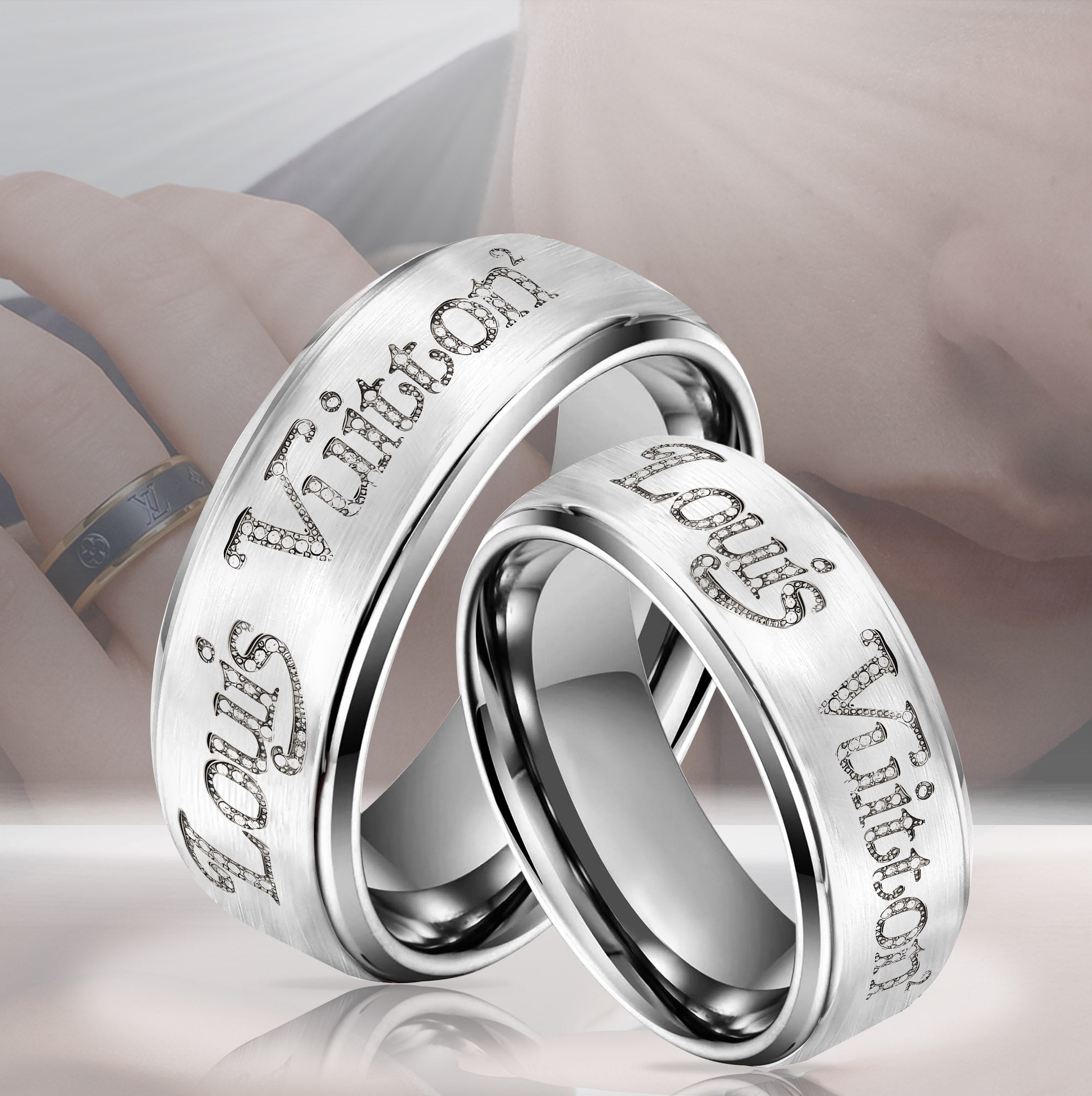 L.v | Signature Band Ring Mn-ring-003