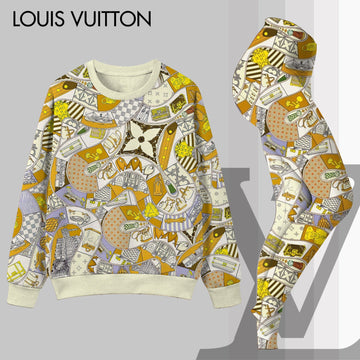 L.v | Premium Sweatshirt And Leggings Set Mn-sls-026
