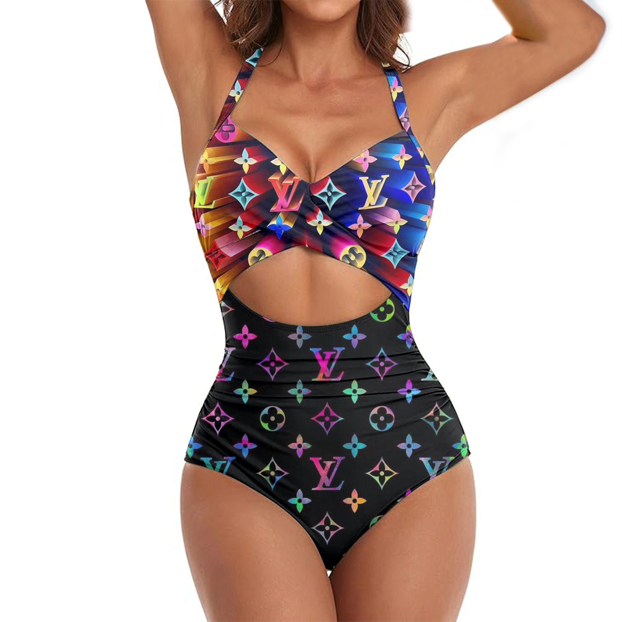 L.V | Premium 1pcs Swimsuit & Beach Sarong Mn-sb-006