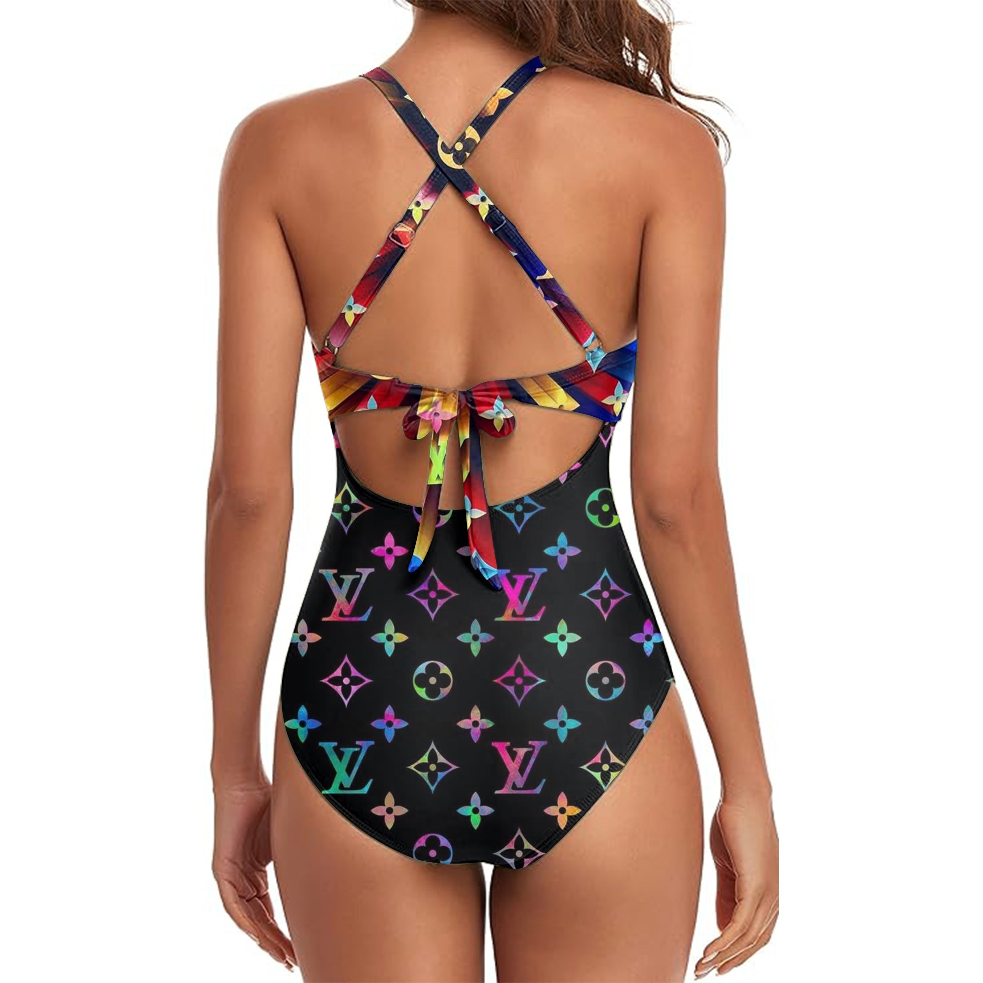 L.V | Premium 1pcs Swimsuit & Beach Sarong Mn-sb-006