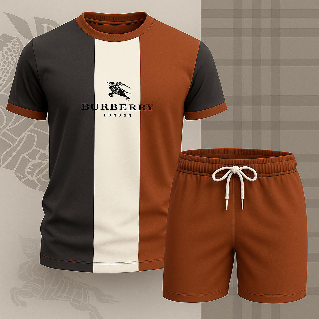 B.b.r | New Release � Luxury Brand Combo T-shirt & Short For Men Mn-tsas003