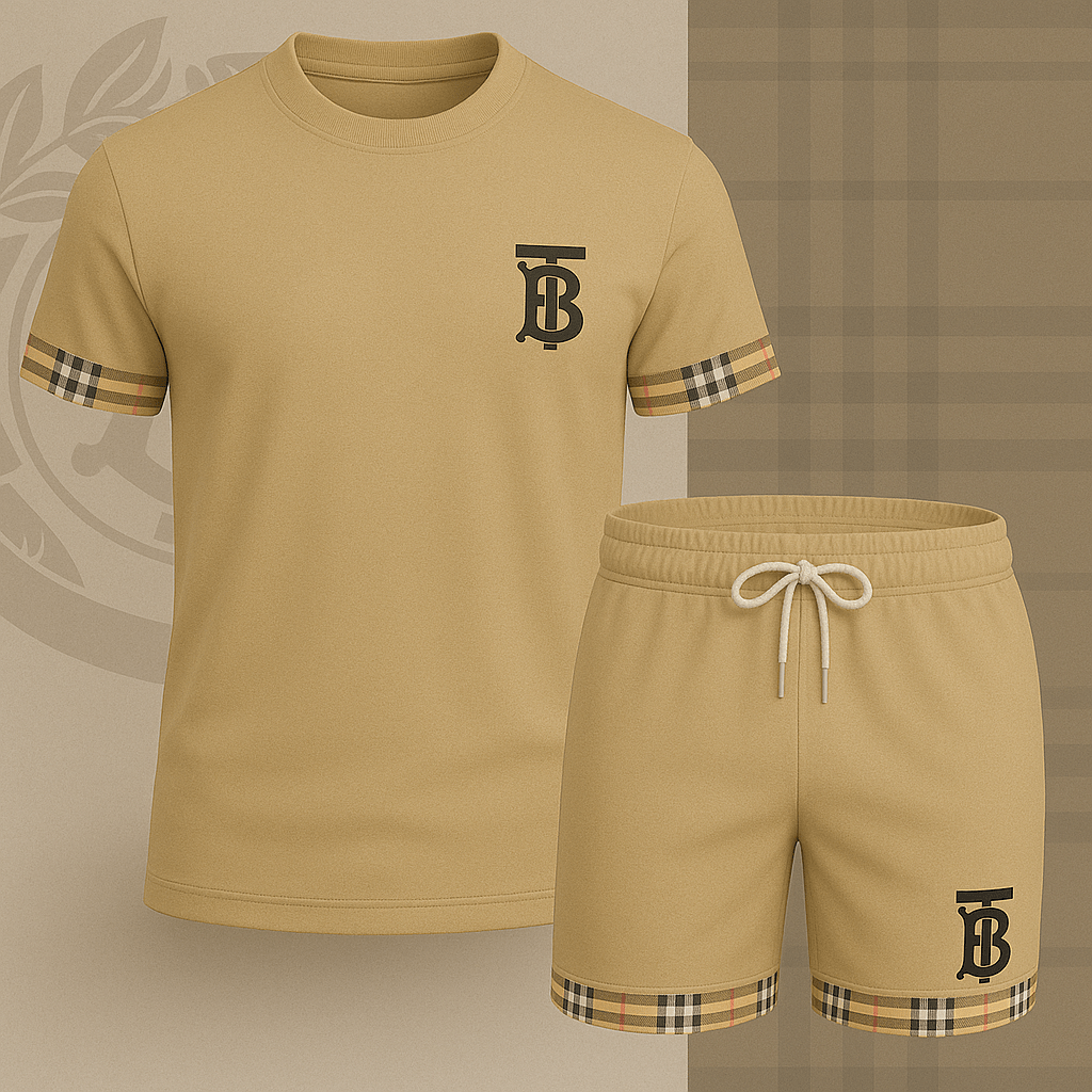 B.b.r | New Release � Luxury Brand Combo T-shirt & Short For Men Mn-tsas006