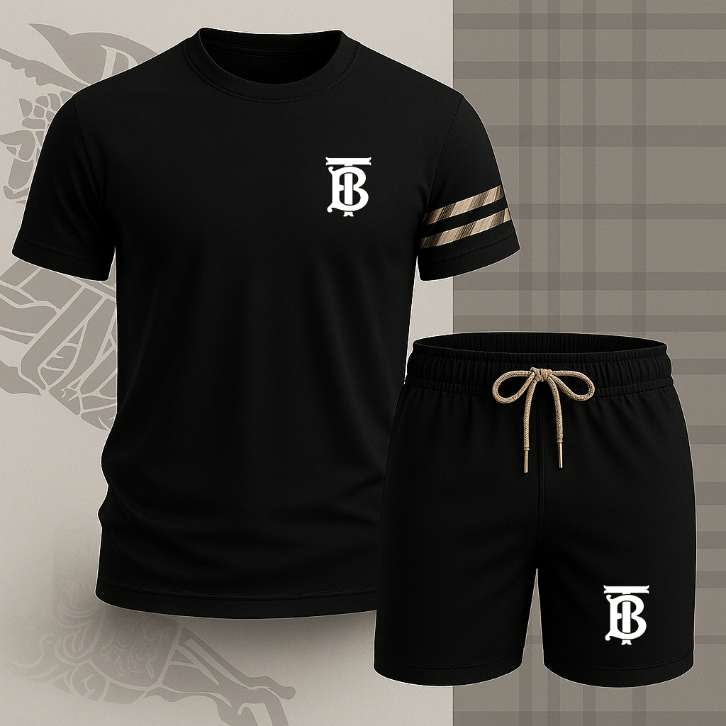 B.b.r | New Release � Luxury Brand Combo T-shirt & Short For Men Mn-tsas008