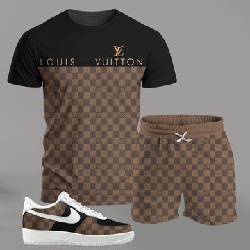 L.v | Premium Tracksuit And Sneaker Combo For Men - Mn290426006