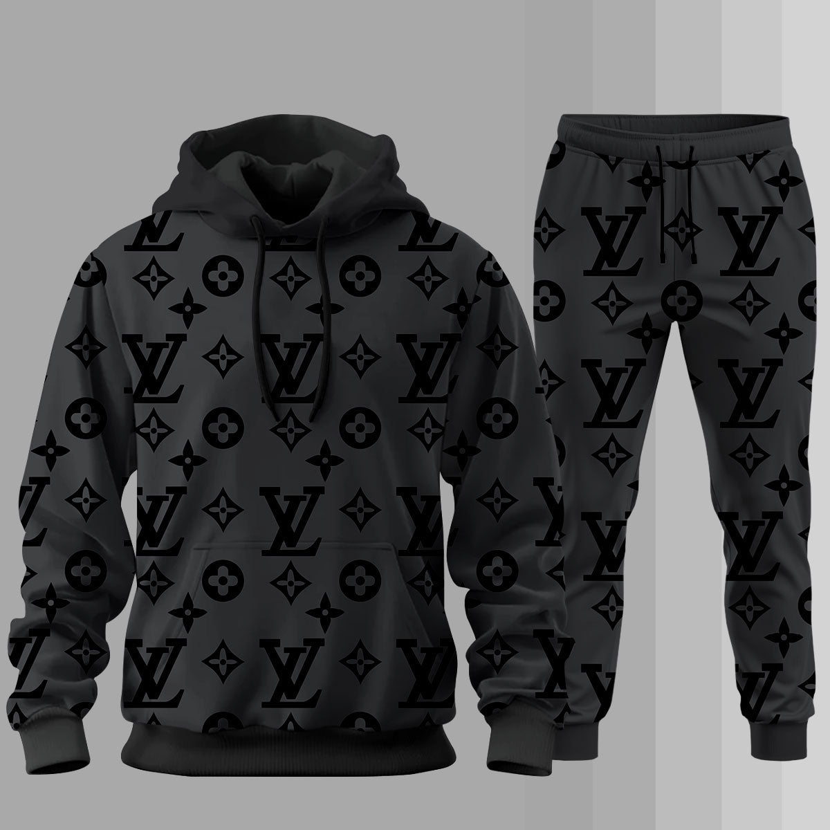 L.v | New Released High Quality Hoodie And Sweatpants Set  Mn-has-111