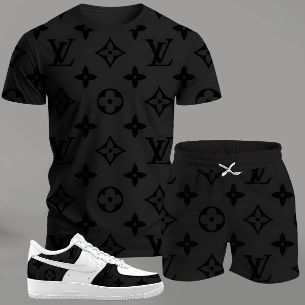 L.v | Premium Tracksuit And Sneaker Combo For Men - Mn290426023