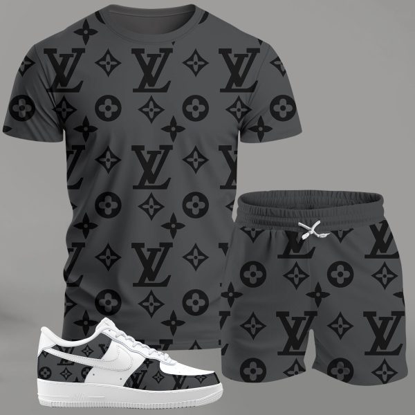 L.v | Premium Tracksuit And Sneaker Combo For Men - Mn290426022