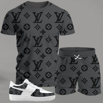 L.v | Premium Tracksuit And Sneaker Combo For Men - Mn290426022
