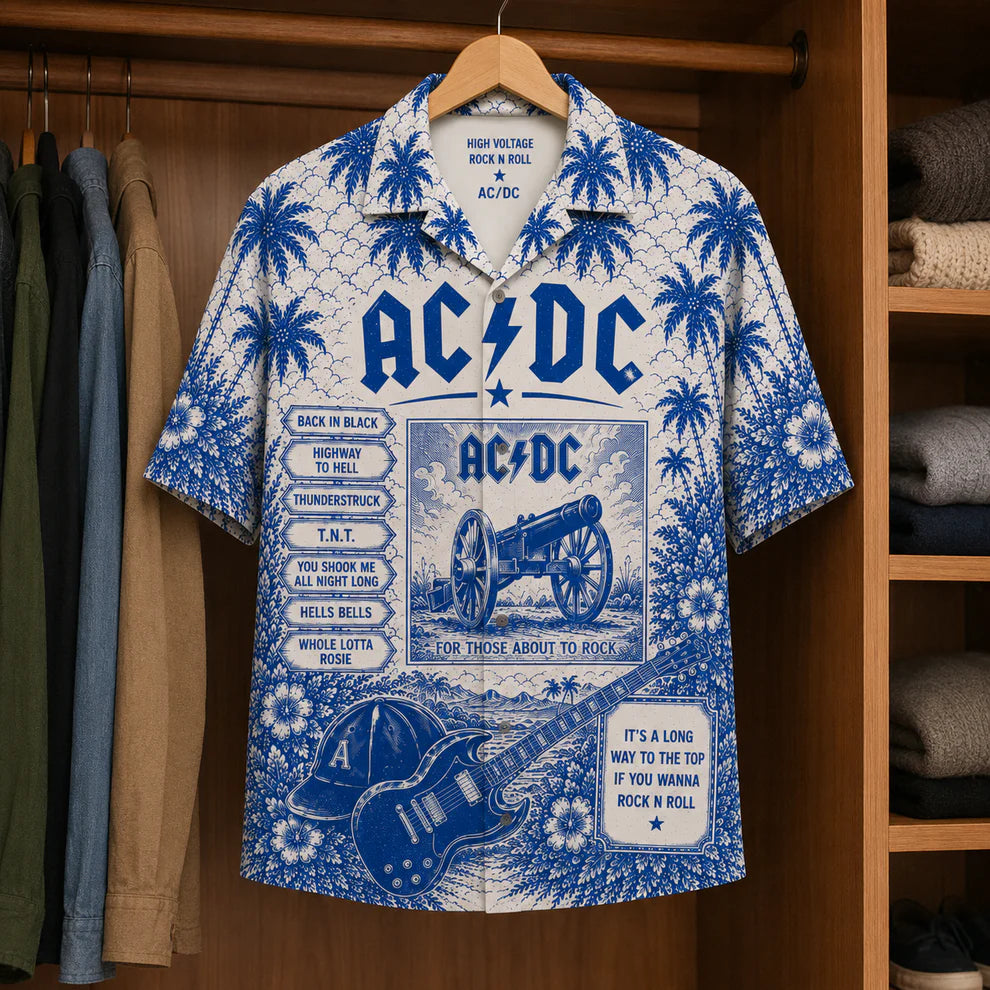 Tropical Hawaiian Shirt Acd1
