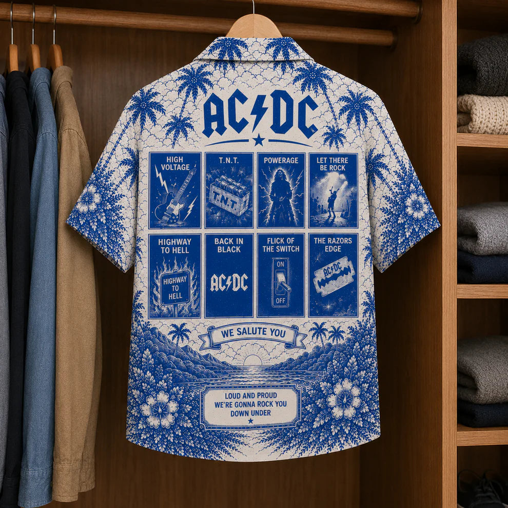 Tropical Hawaiian Shirt Acd1