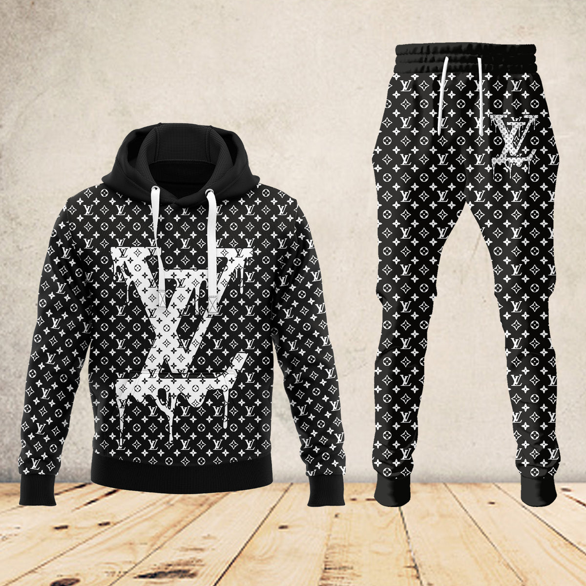 L.v | New Released High Quality Hoodie And Sweatpants Set  Mn-has-063