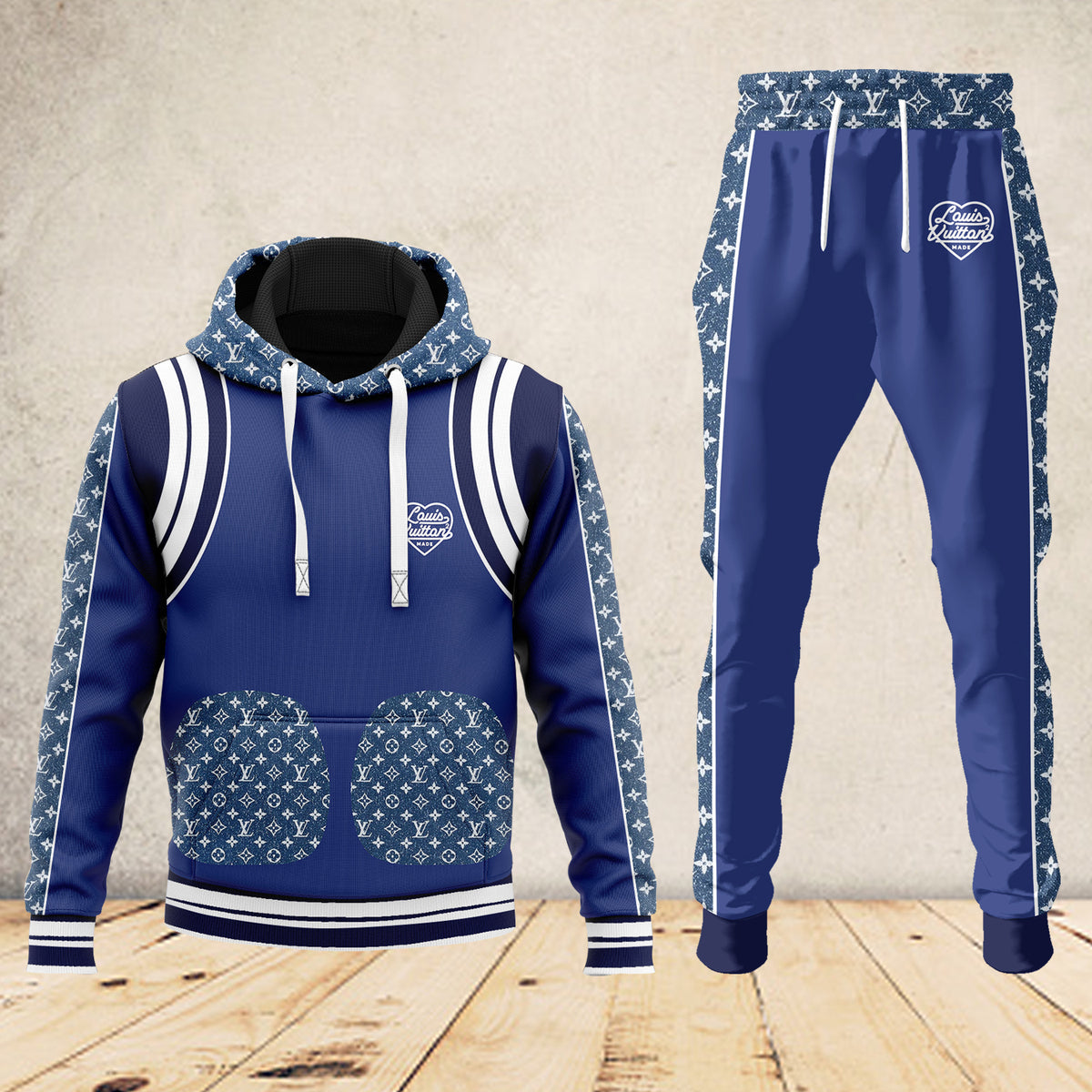 L.v | New Released High Quality Hoodie And Sweatpants Set  Mn-has-065