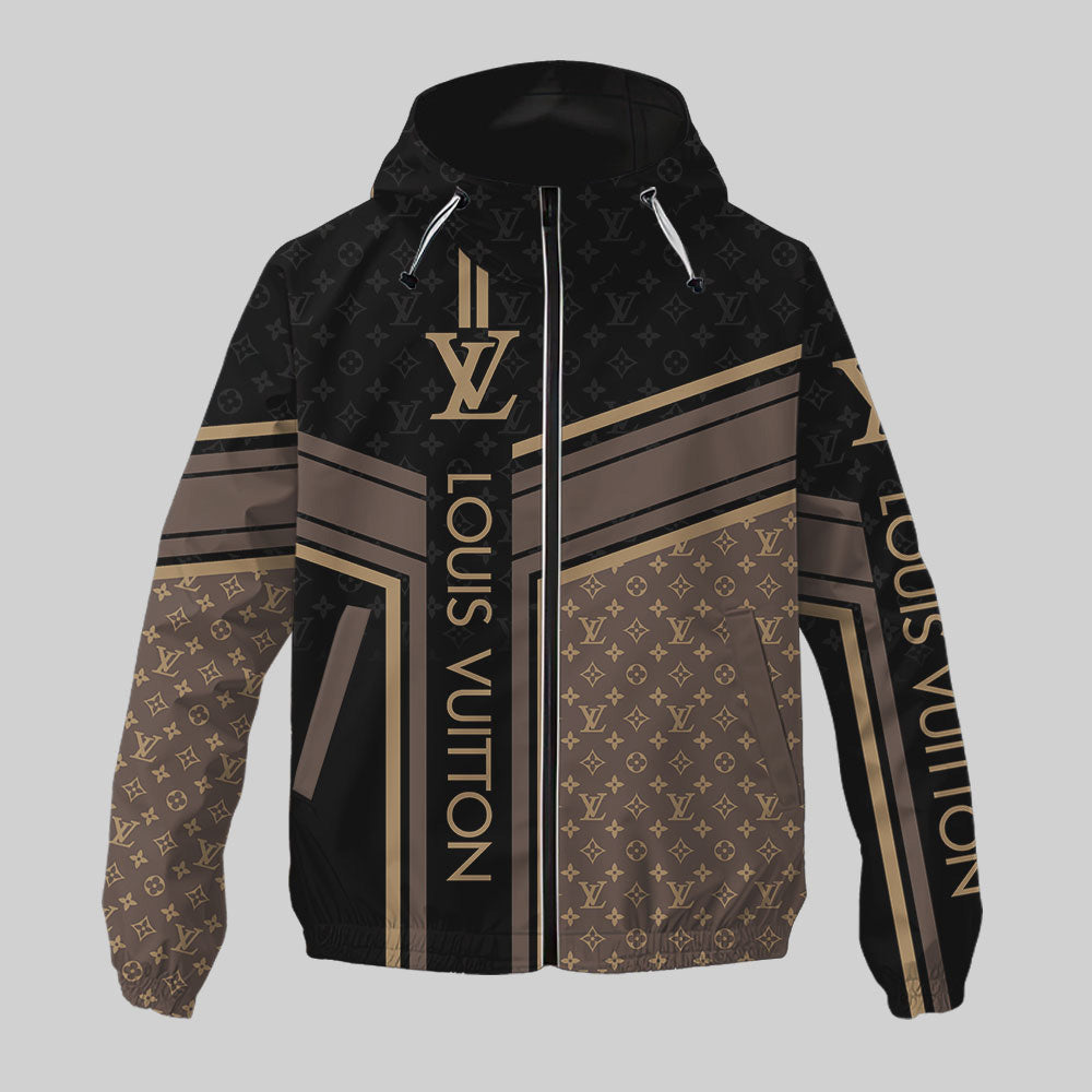 L.v | New Trending Luxury Unisex Windbreaker Jacket Mn-wj-0023