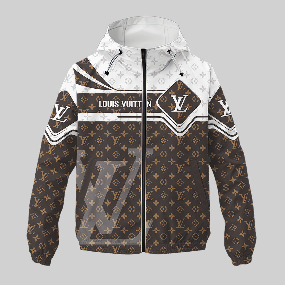 L.v | New Trending Luxury Unisex Windbreaker Jacket Mn-wj-0012