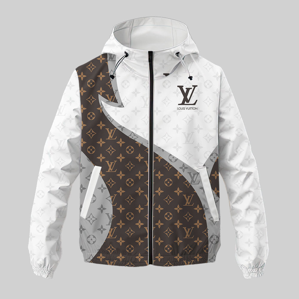 L.v | New Trending Luxury Unisex Windbreaker Jacket Mn-wj-0028