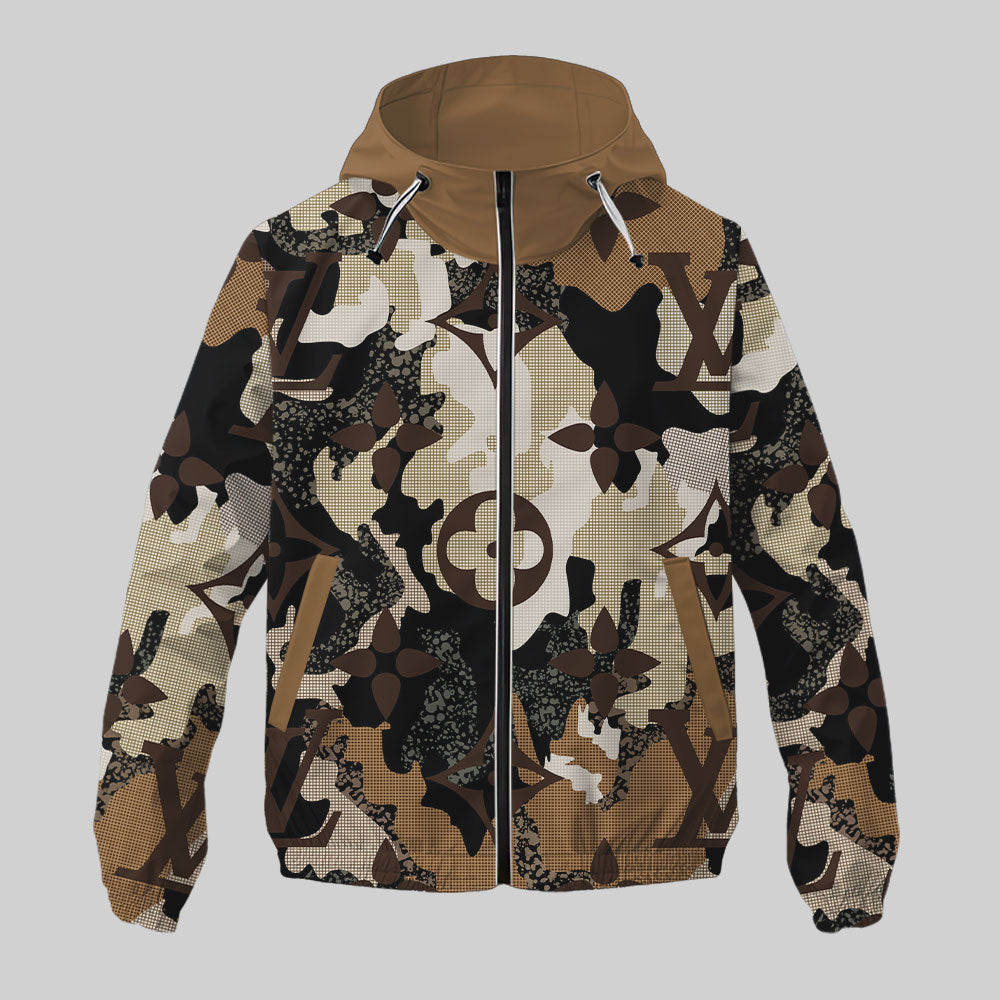 L.v | New Trending Luxury Unisex Windbreaker Jacket Mn-wj-0006