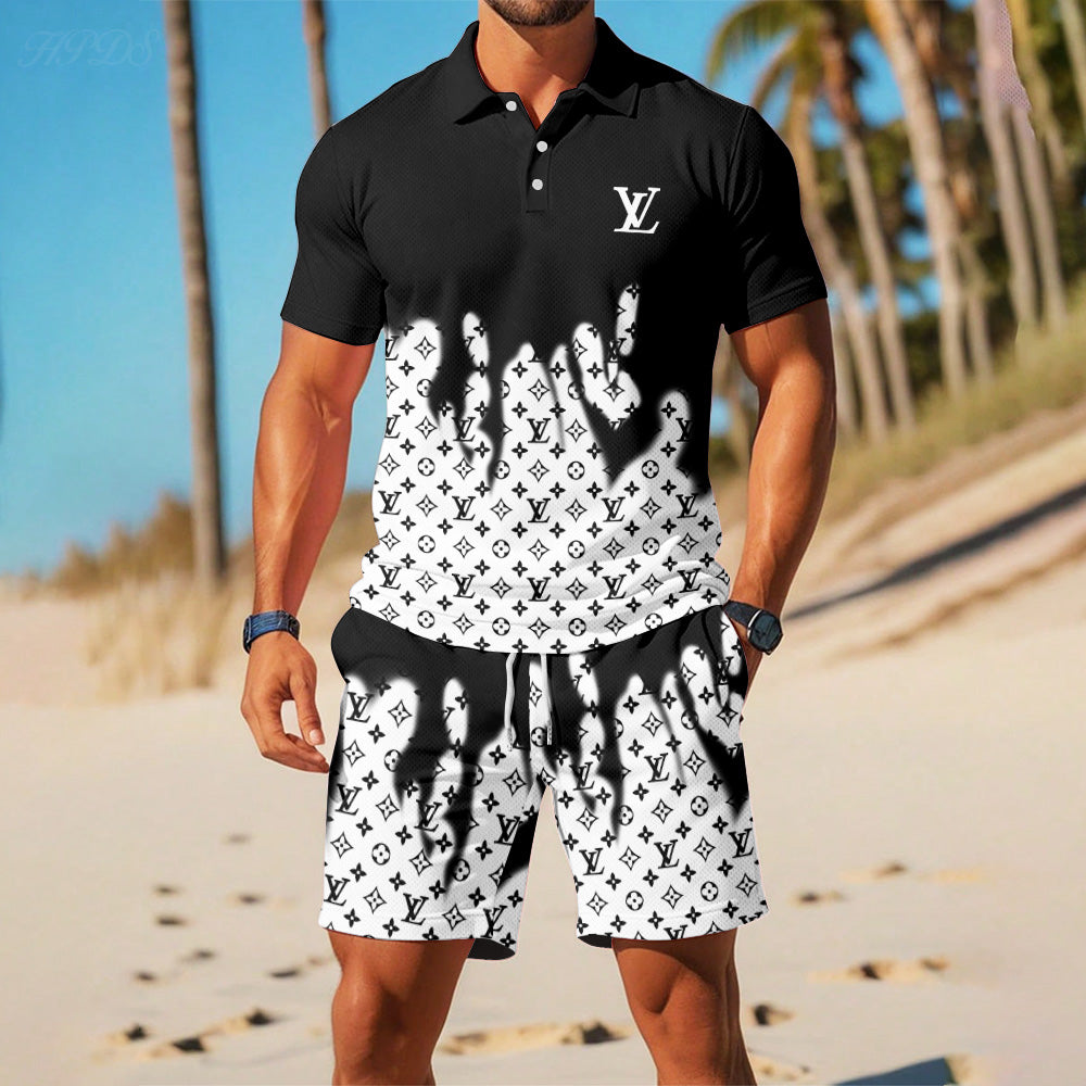 L.v | Combo Luxury Polo + Short Mn-plas-023