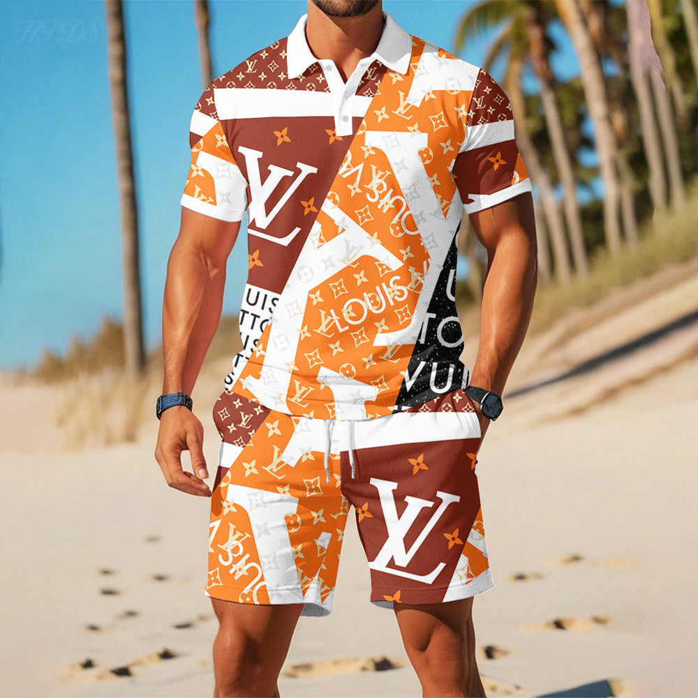 L.v | Combo Luxury Polo + Short Mn-plas-034