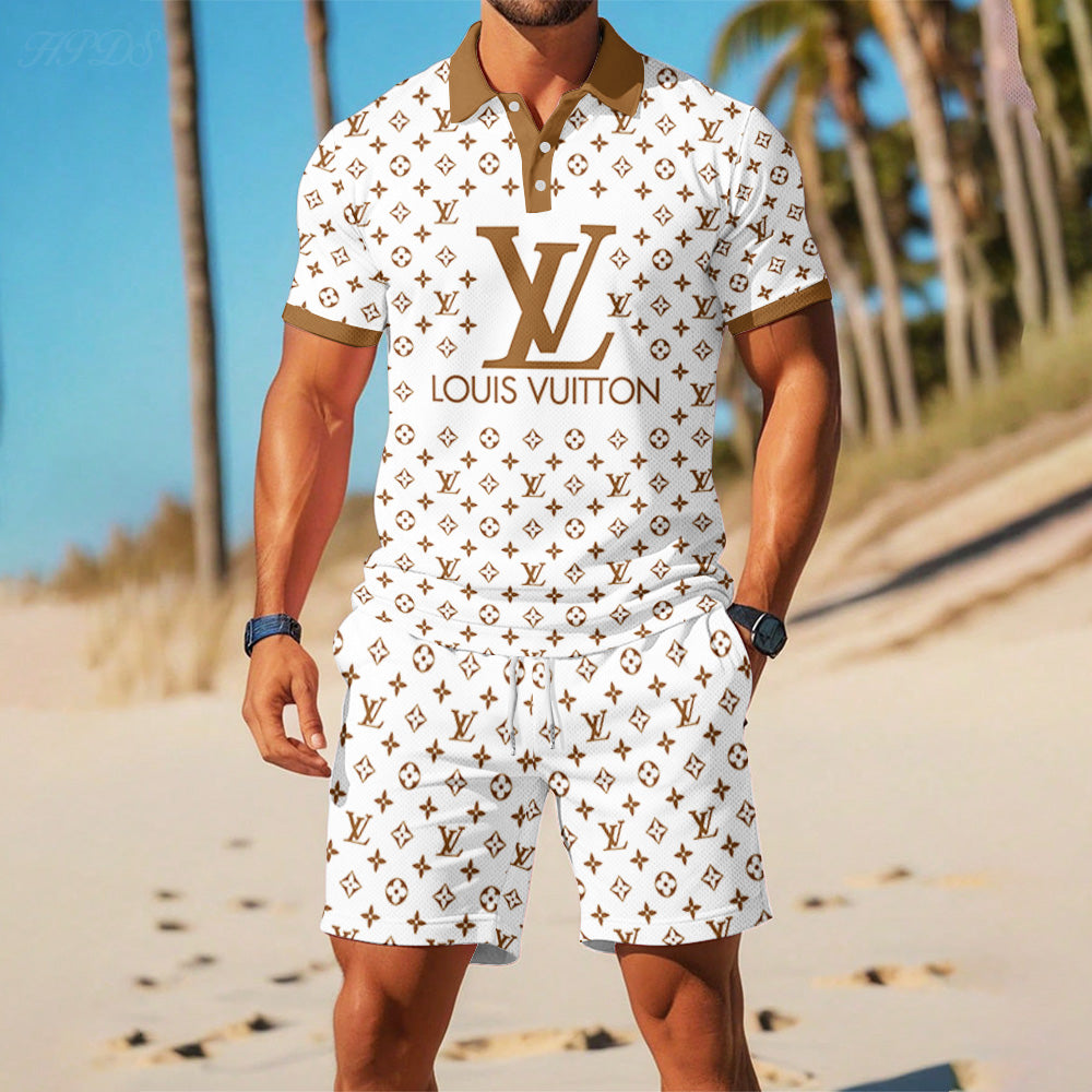 L.v | Combo Luxury Polo + Short Mn-plas-041