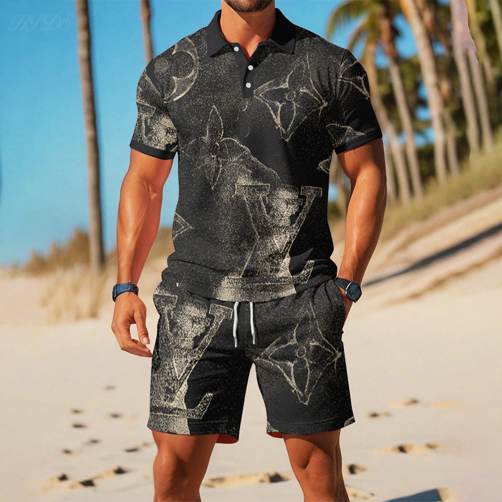 L.v | Combo Luxury Polo + Short Mn-plas-051