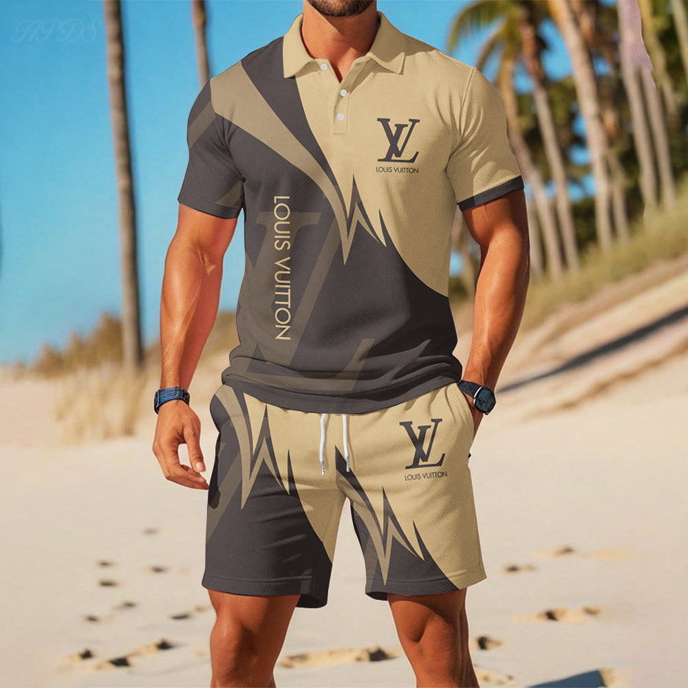 L.v | Combo Luxury Polo + Short Mn-plas-055