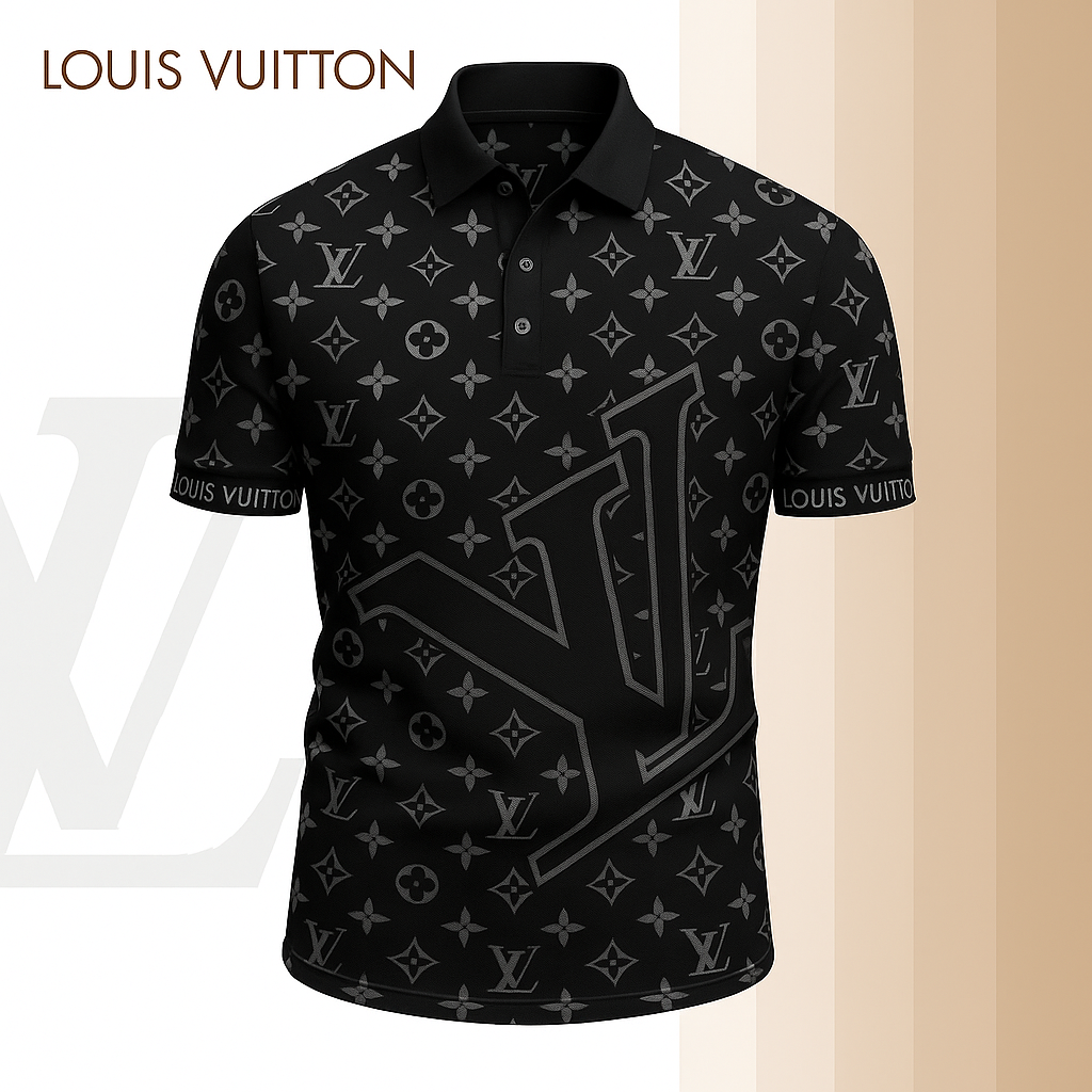 High Quality Printed Men's Polo-shirt-lx-pllv2025010