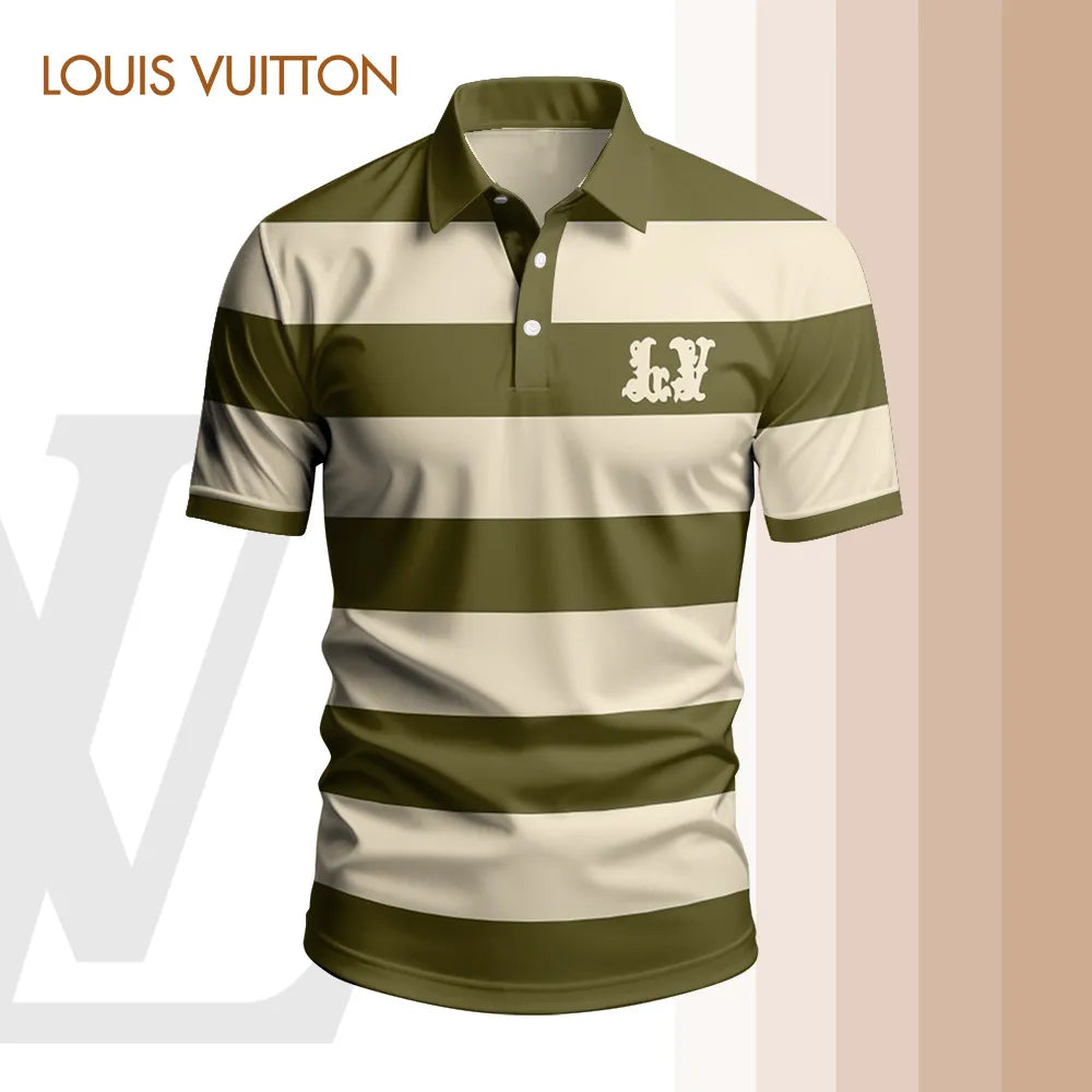 High Quality Printed Men's Polo-shirt-lx-pllv2025013